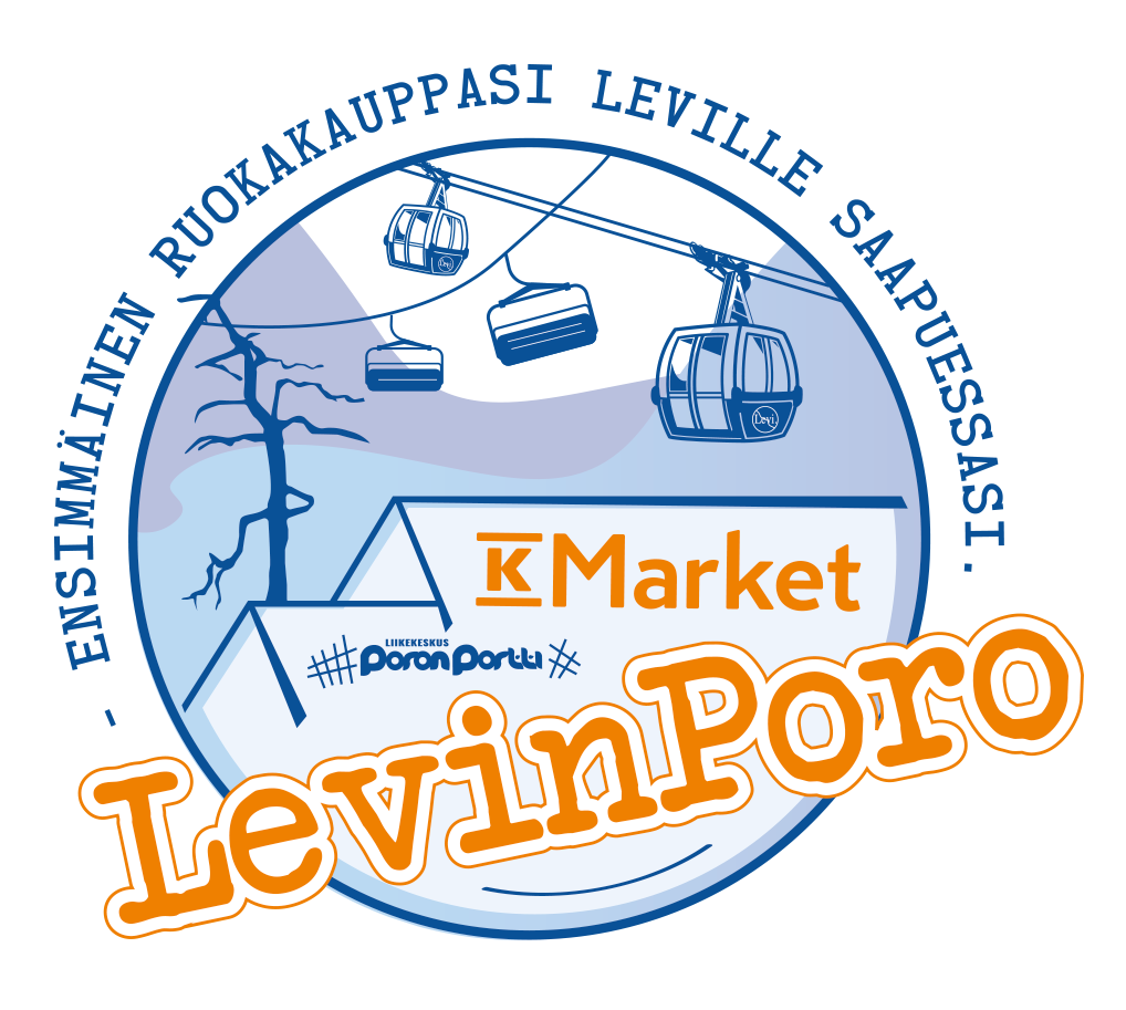 Levin Poro K-Market Levi logo
